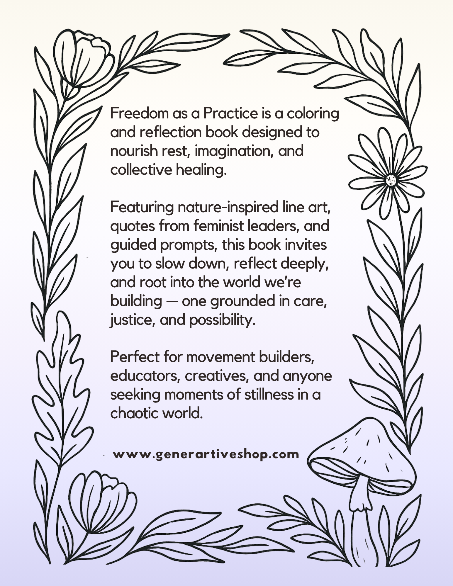(Digital) Freedom As a Practice Coloring and Reflection Book