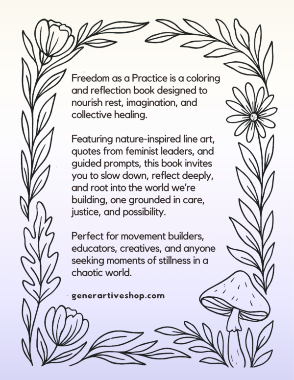 (Digital) Freedom As a Practice Coloring and Reflection Book